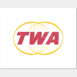 Trans World Airline TWA Posters and Art